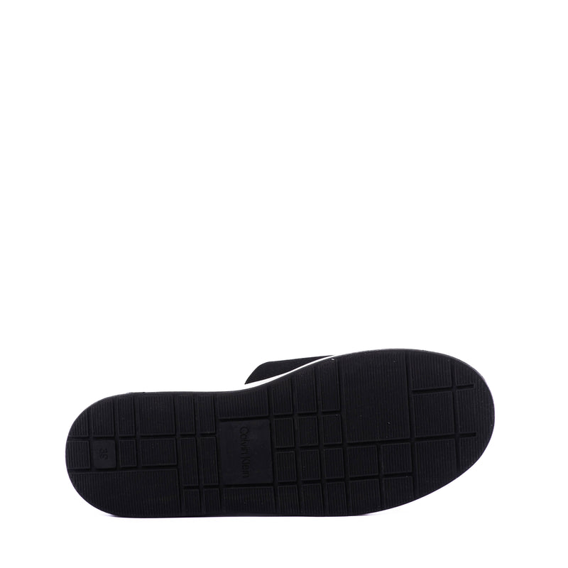 Tenis Calvin Klein Kids Low Cut Lace-Up Sneaker White/Black