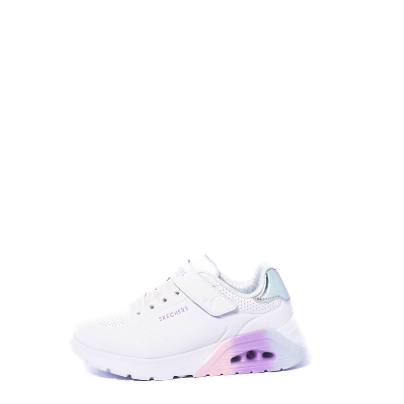 Tenis Skechers Kids Uno Lite 2.0 Vivid Metallic White