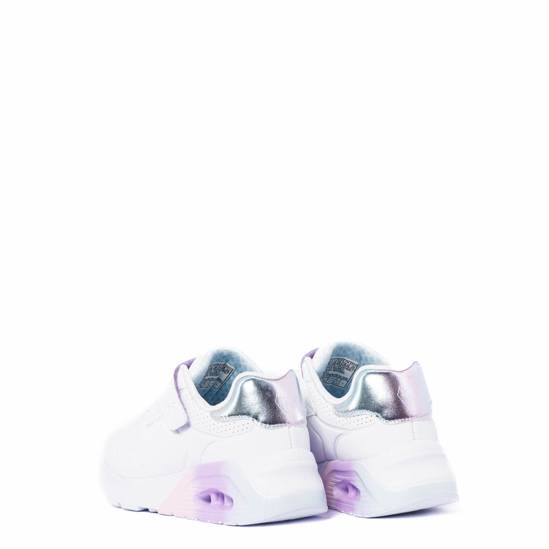 Tenis Skechers Kids Uno Lite 2.0 Vivid Metallic White