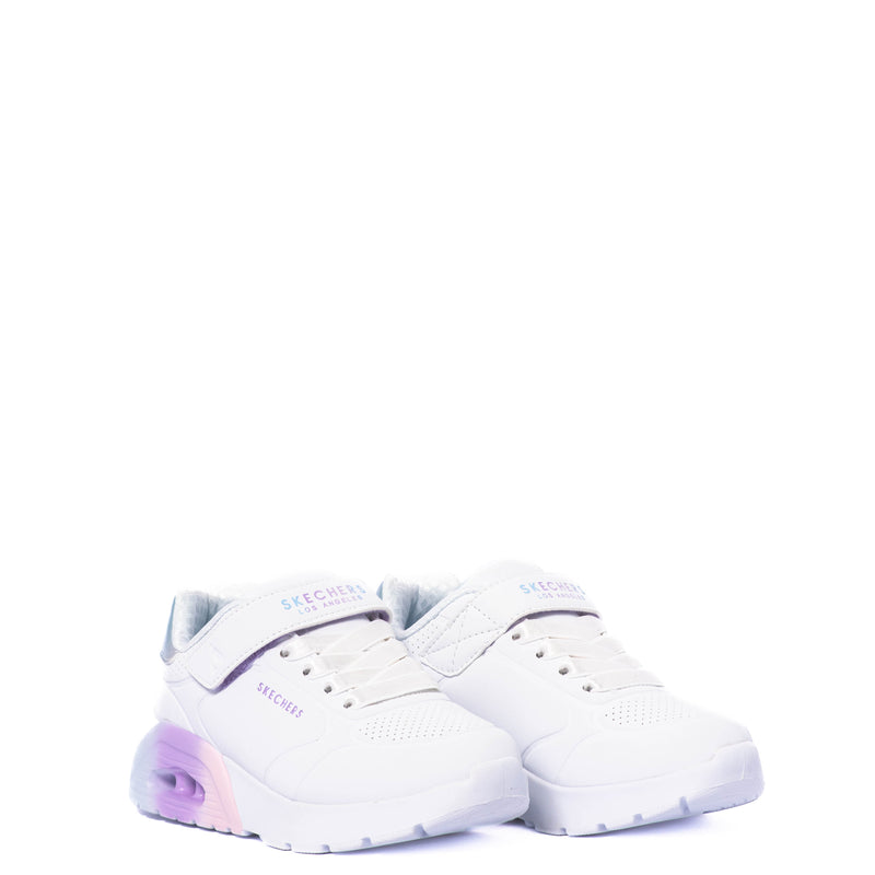 Tenis Skechers Kids Uno Lite 2.0 Vivid Metallic White