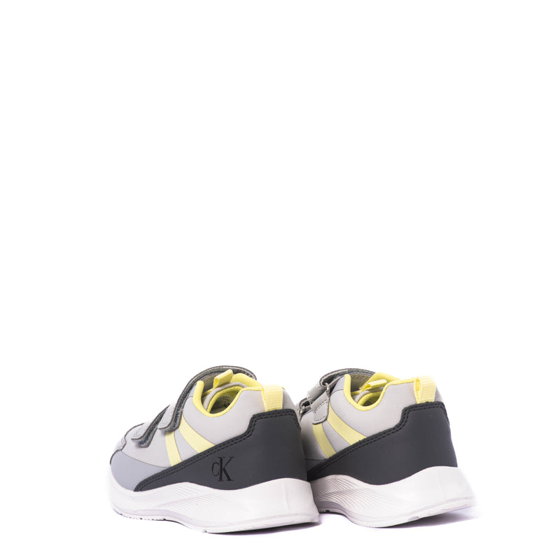 Tenis Calvin Klein Kids Low Cut Velcro Skeaker Grey