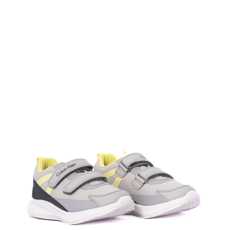 Tenis Calvin Klein Kids Low Cut Velcro Skeaker Grey