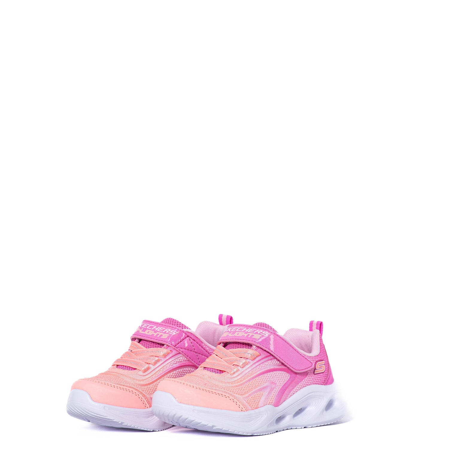 Tenis Skechers Kids S Lights Skechers Sola Glow Color Breeze Pink/Multi