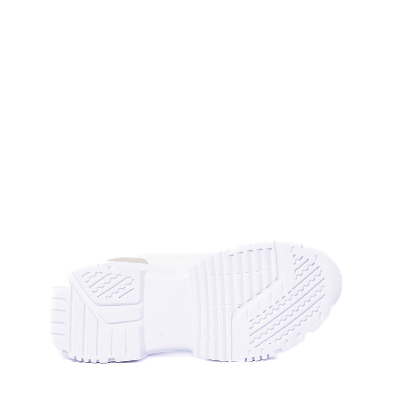 Tenis Calvin Klein Kids Low Cut Lace-Up Skeaker Grey/White