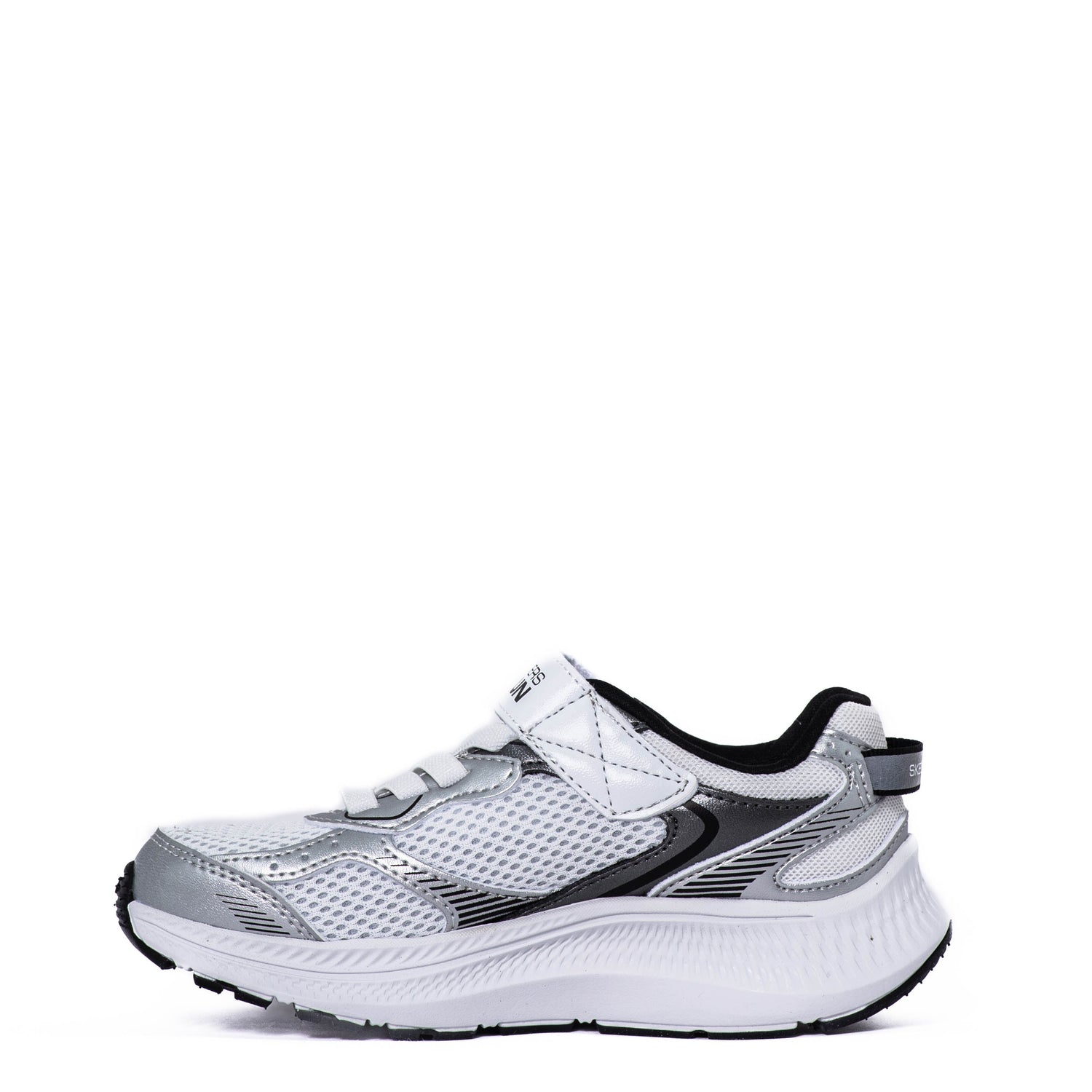 Tenis Skechers Kids Go Run Consistent 2.0 Level Pace Silver/White