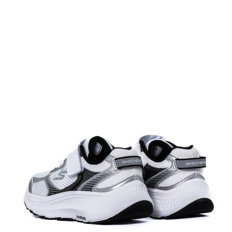 Tenis Skechers Kids Go Run Consistent 2.0 Level Pace Silver/White