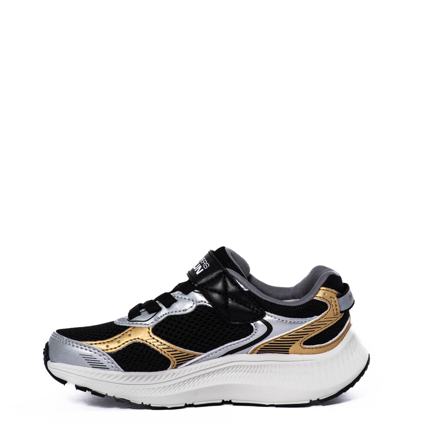 Tenis Skechers Kids Go Run Consistent 2.0 Level Pace Silver/Black