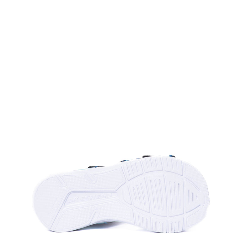 Chanclas Skechers Kids Microspec Splash Black/Lime