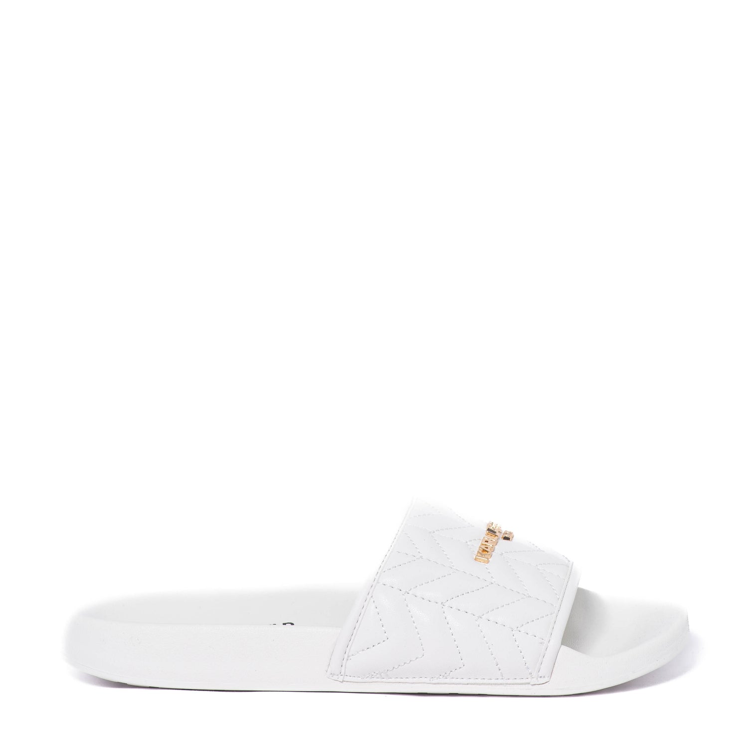 Chanclas Karl Lagerfeld Paris Zo Logo Nappa Pu White