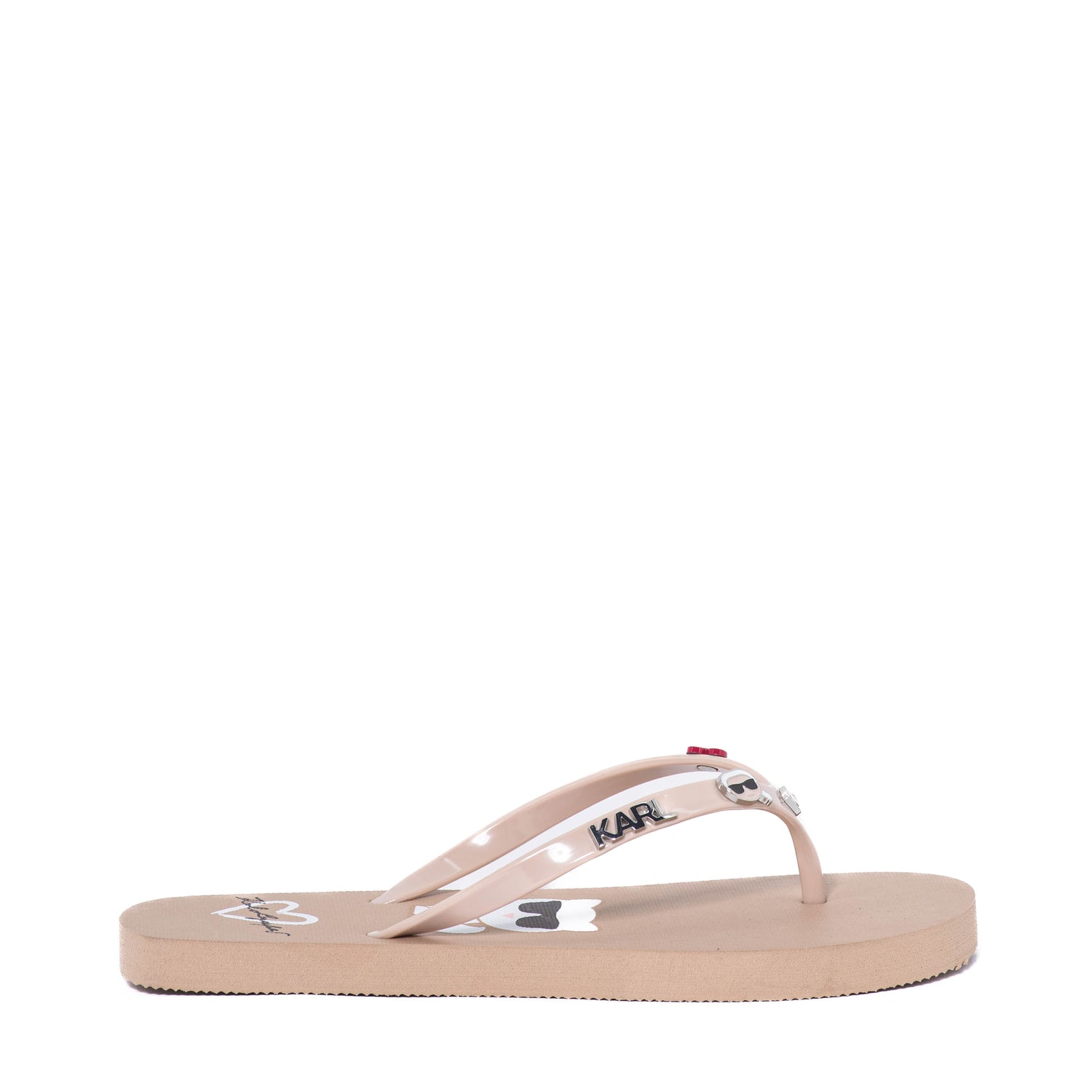 Chanclas Karl Lagerfeld Paris Zemi Pvc Beige