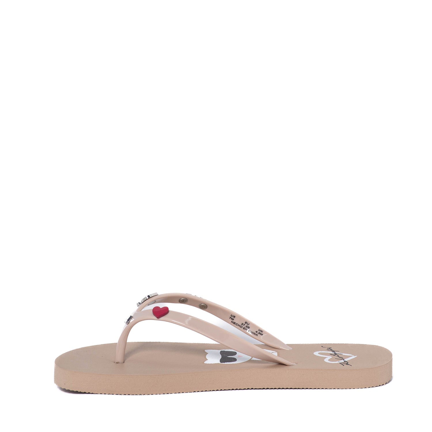Chanclas Karl Lagerfeld Paris Zemi Pvc Beige