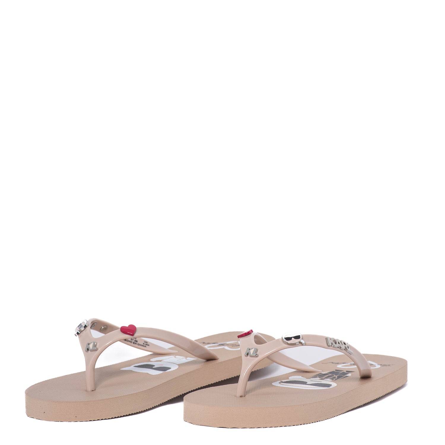 Chanclas Karl Lagerfeld Paris Zemi Pvc Beige