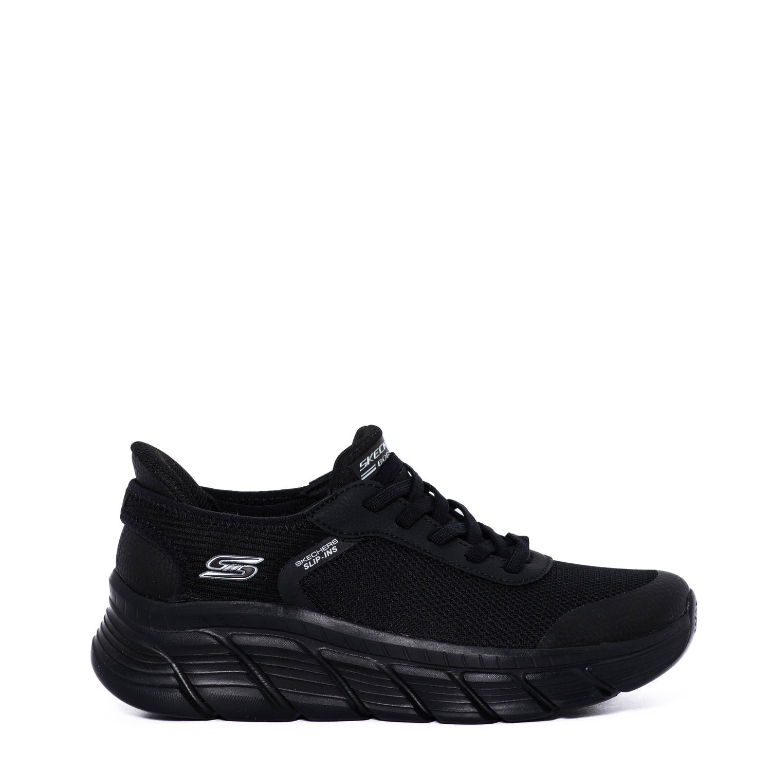 Tenis Skechers Bobs B Flex Hi Linear Force Black