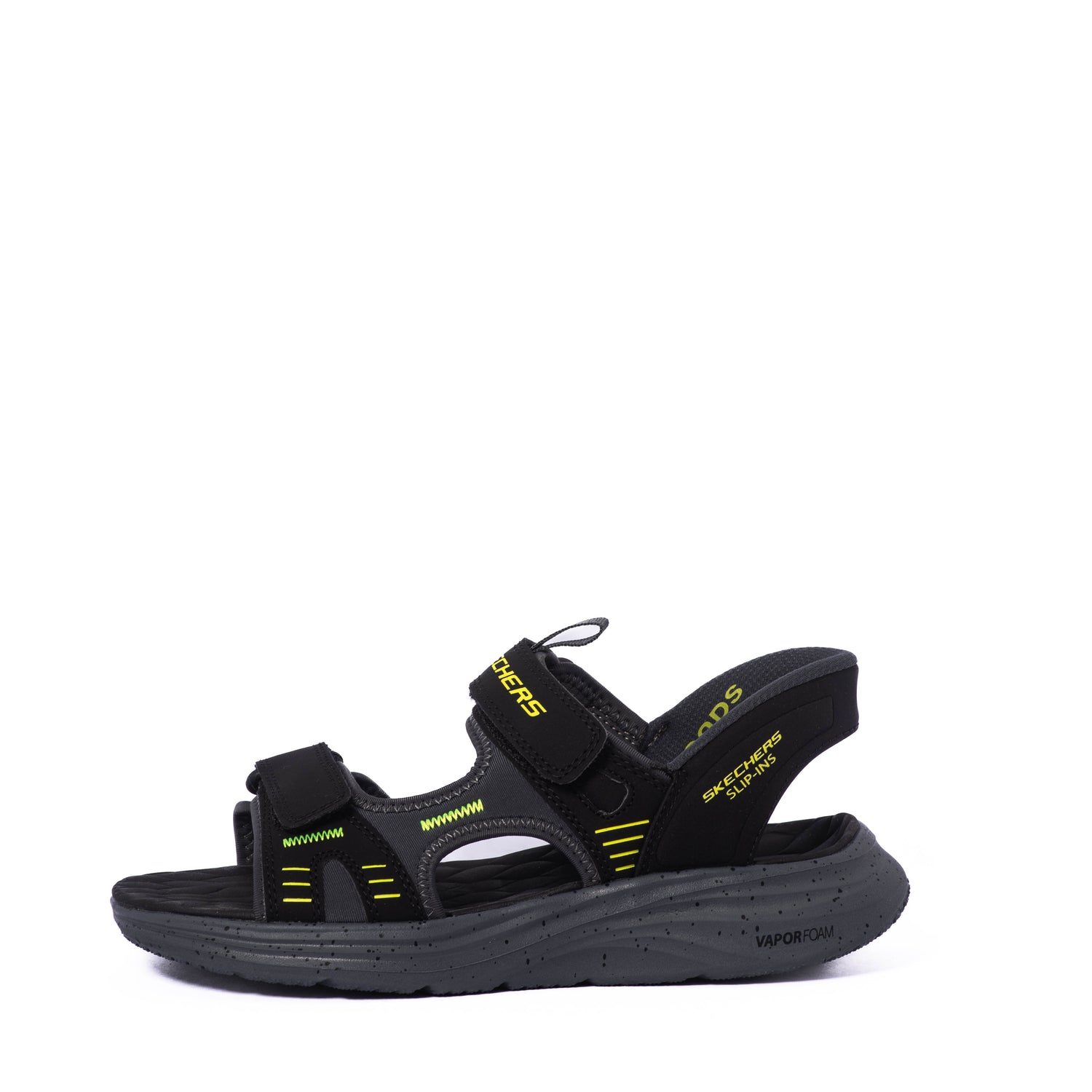 Chanclas Skechers Vapor Foam Sandal Korro Black Lime