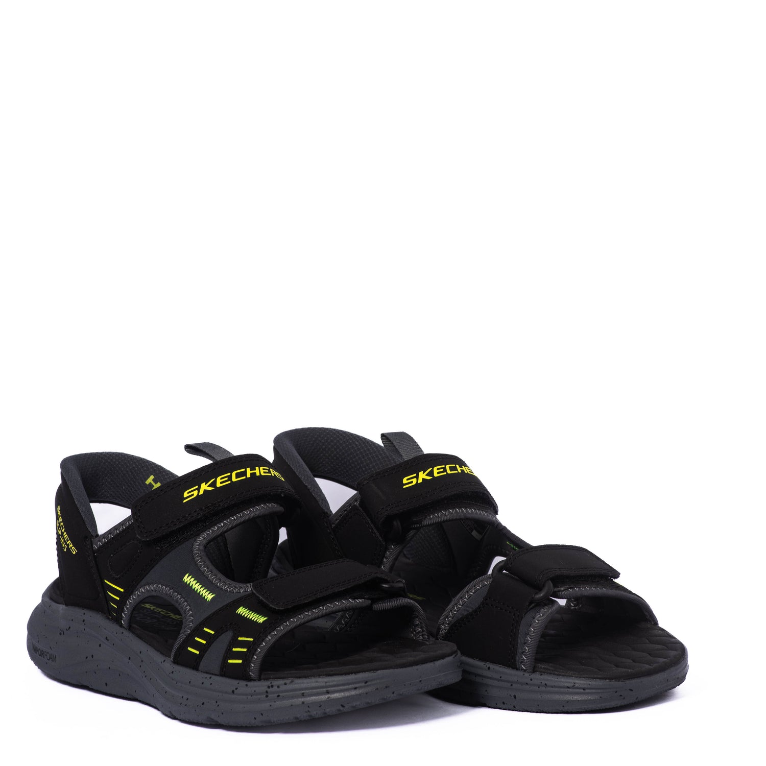 Chanclas Skechers Vapor Foam Sandal Korro Black Lime