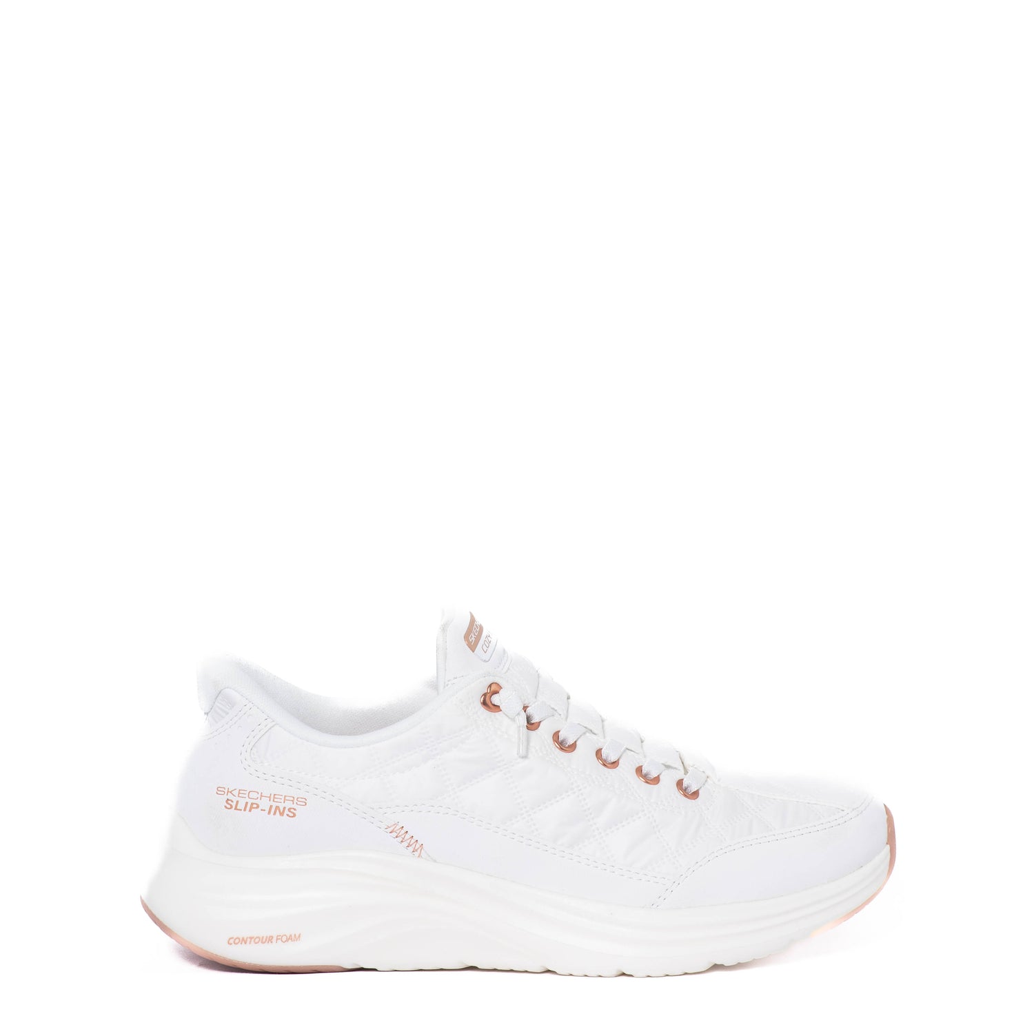 Tenis Skechers Contour Foam Golden Hour White Rose Gold
