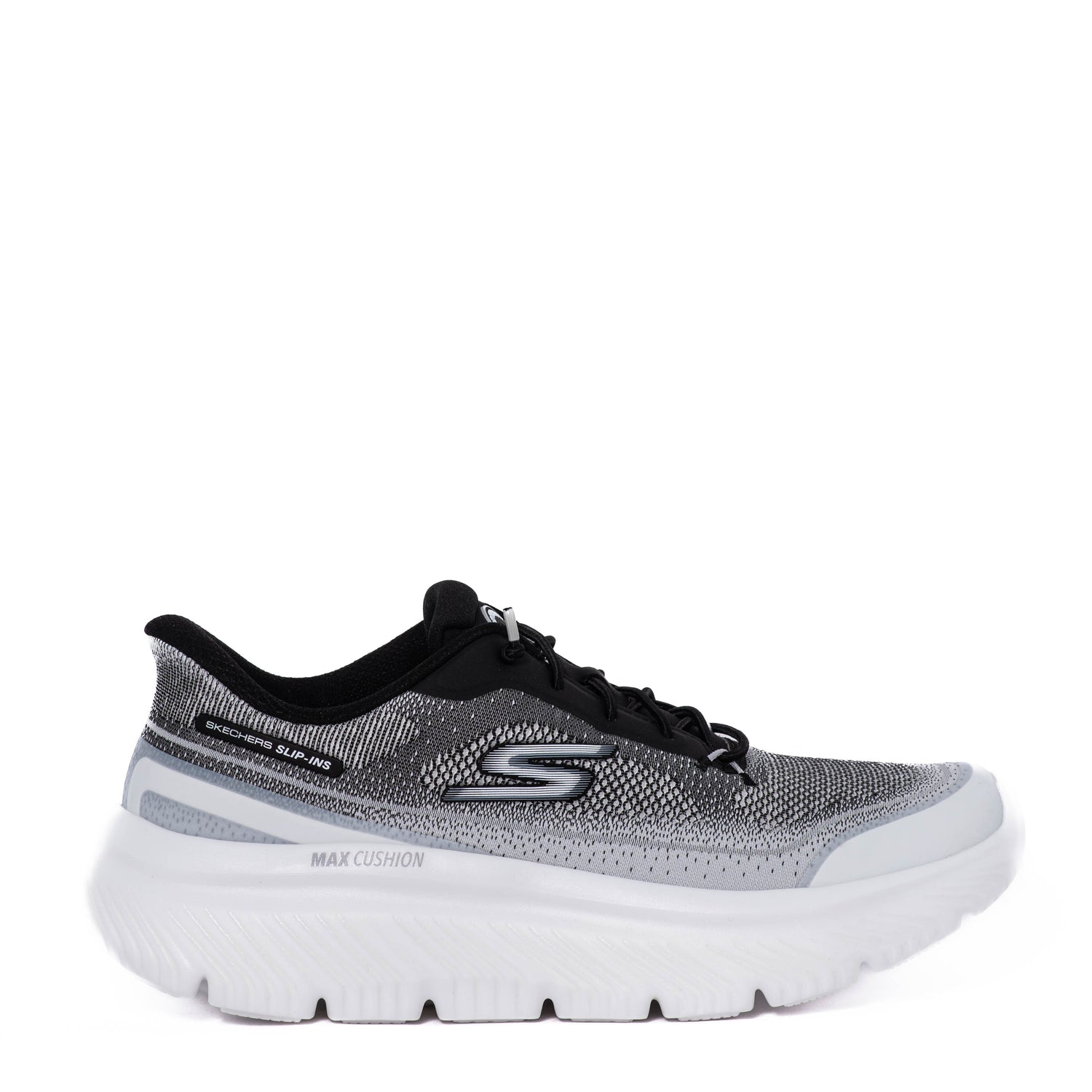 Tenis Skechers Go Walk Max Cushioning Hyper Burst Zoltar White Black