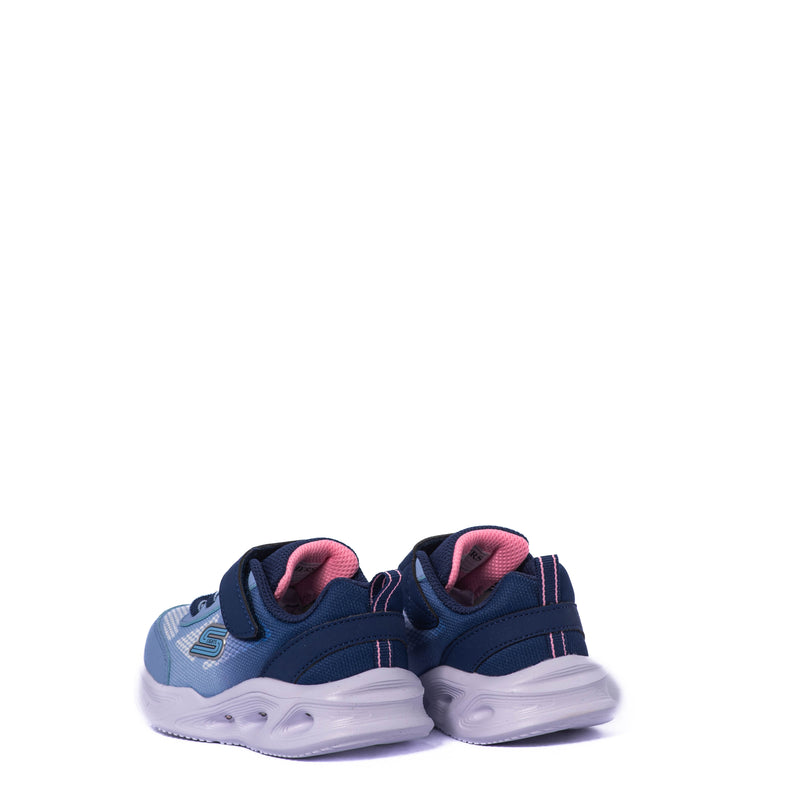 Tenis Skechers Kids Lights Skechers Sola Glow Ombre Deluxe Navy