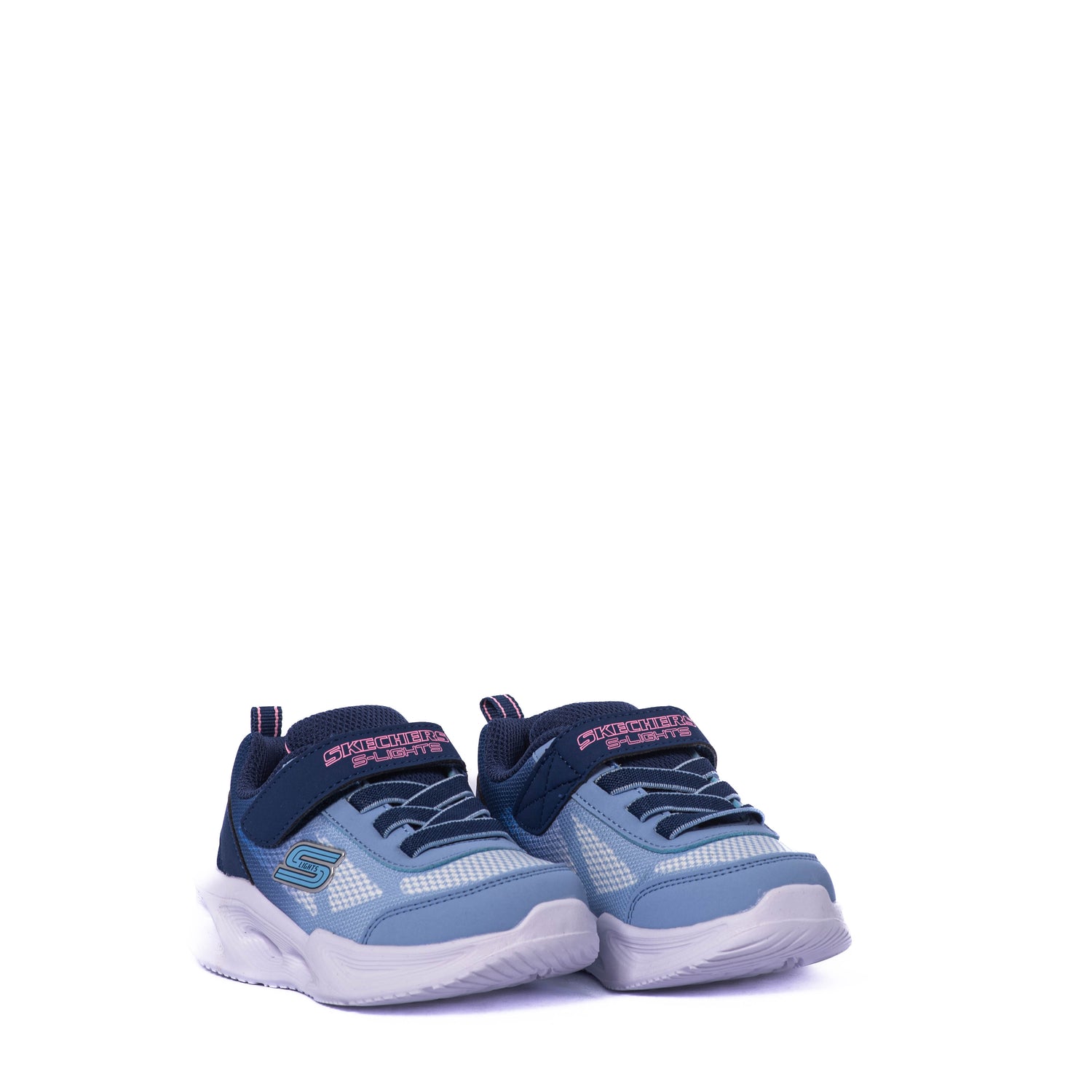 Tenis Skechers Kids Lights Skechers Sola Glow Ombre Deluxe Navy