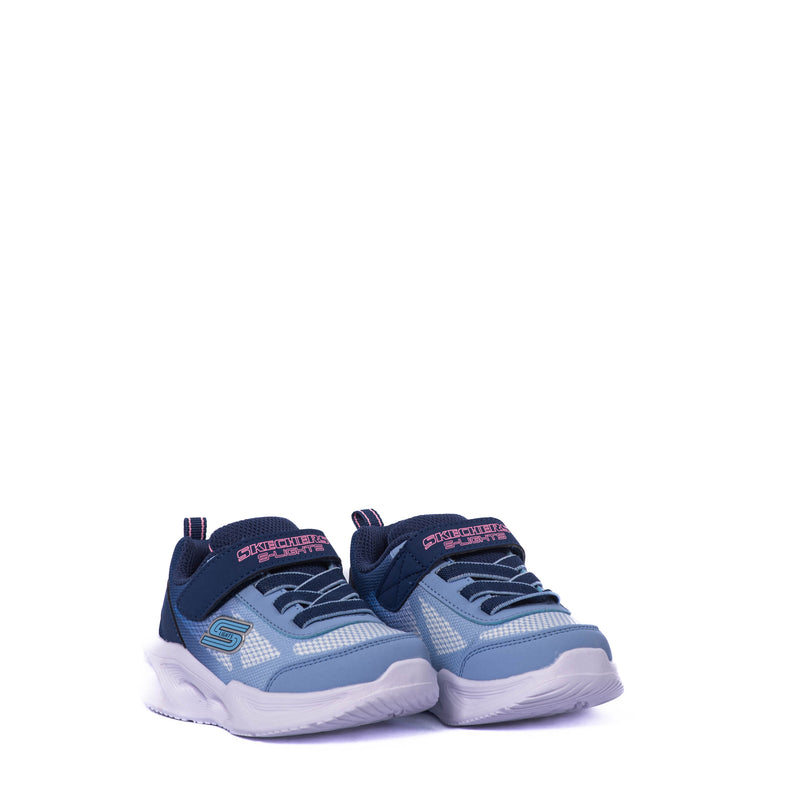 Tenis Skechers Kids Lights Skechers Sola Glow Ombre Deluxe Navy