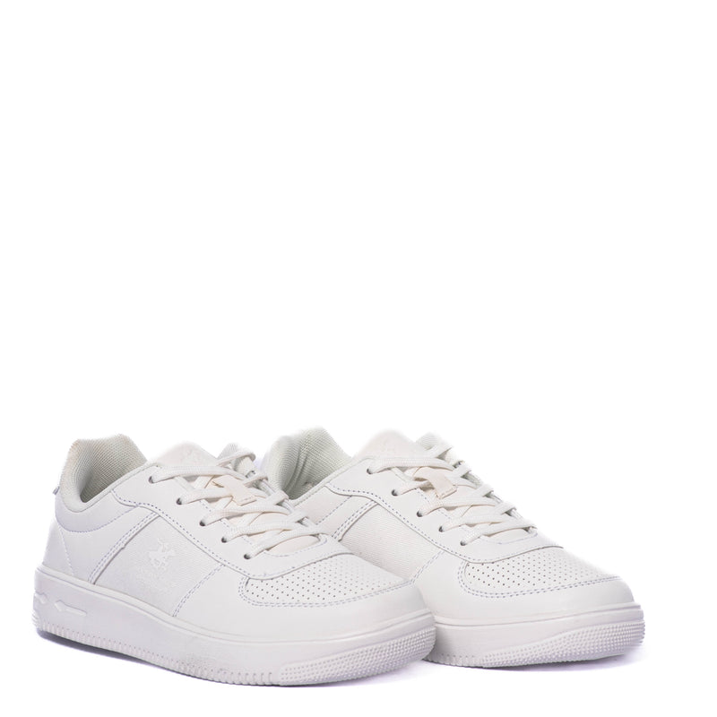 Tenis Beverly Hills Polo Club Kids Lit White/ White Outsole