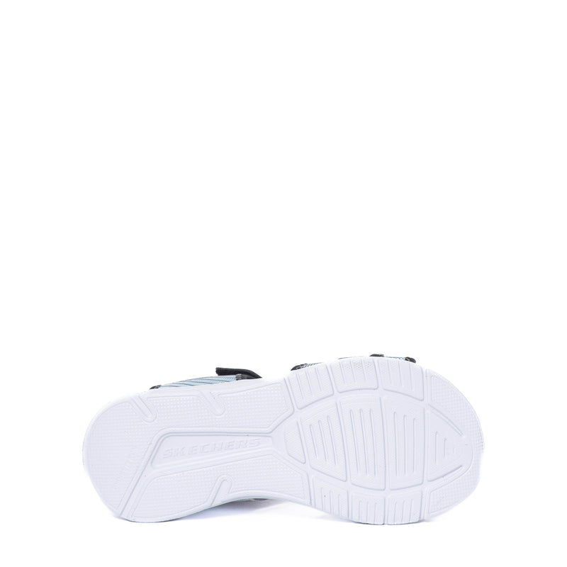 Chanclas Skechers Kids Microspec Splash Black/Silver
