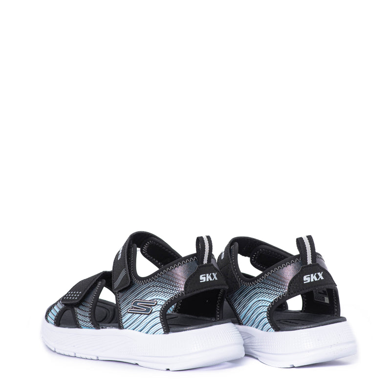 Chanclas Skechers Kids Microspec Splash Black/Silver