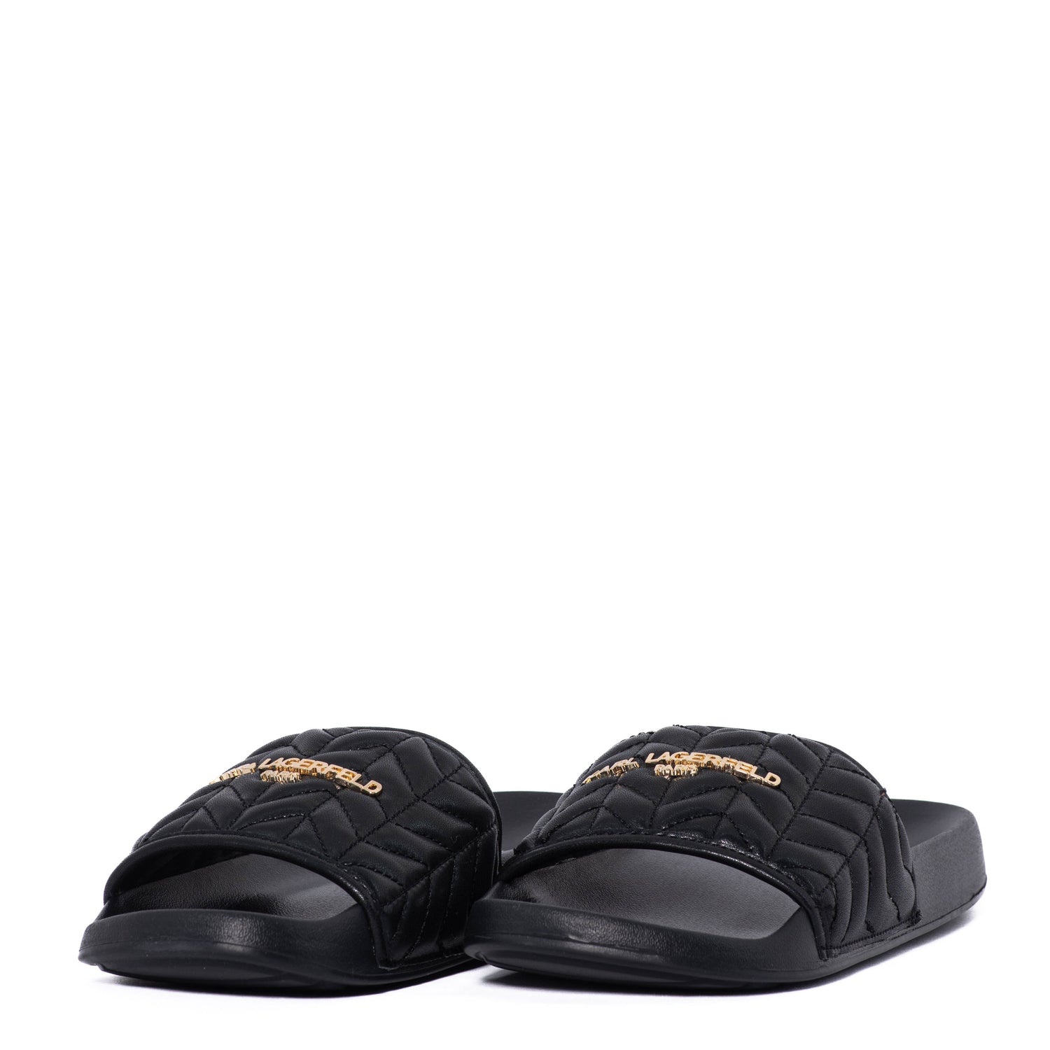 Chanclas Karl Lagerfeld Paris Zo Logo Nappa Pu Black