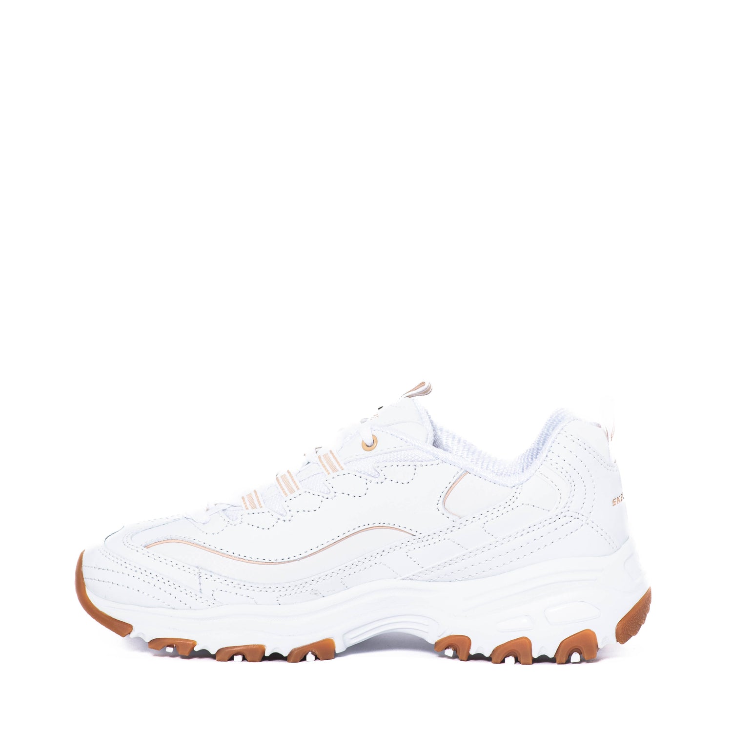 Tenis Skechers D'lites Good Neutral/White