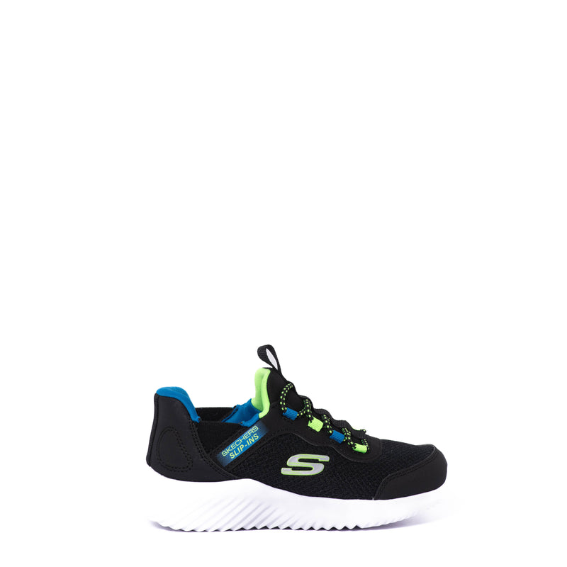 Tenis Skechers Kids Bounder Brisk Burst Black/Blue/Lime