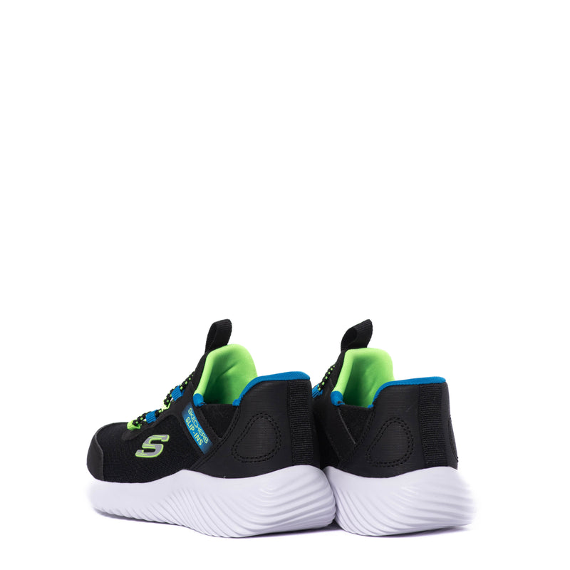 Tenis Skechers Kids Bounder Brisk Burst Black/Blue/Lime