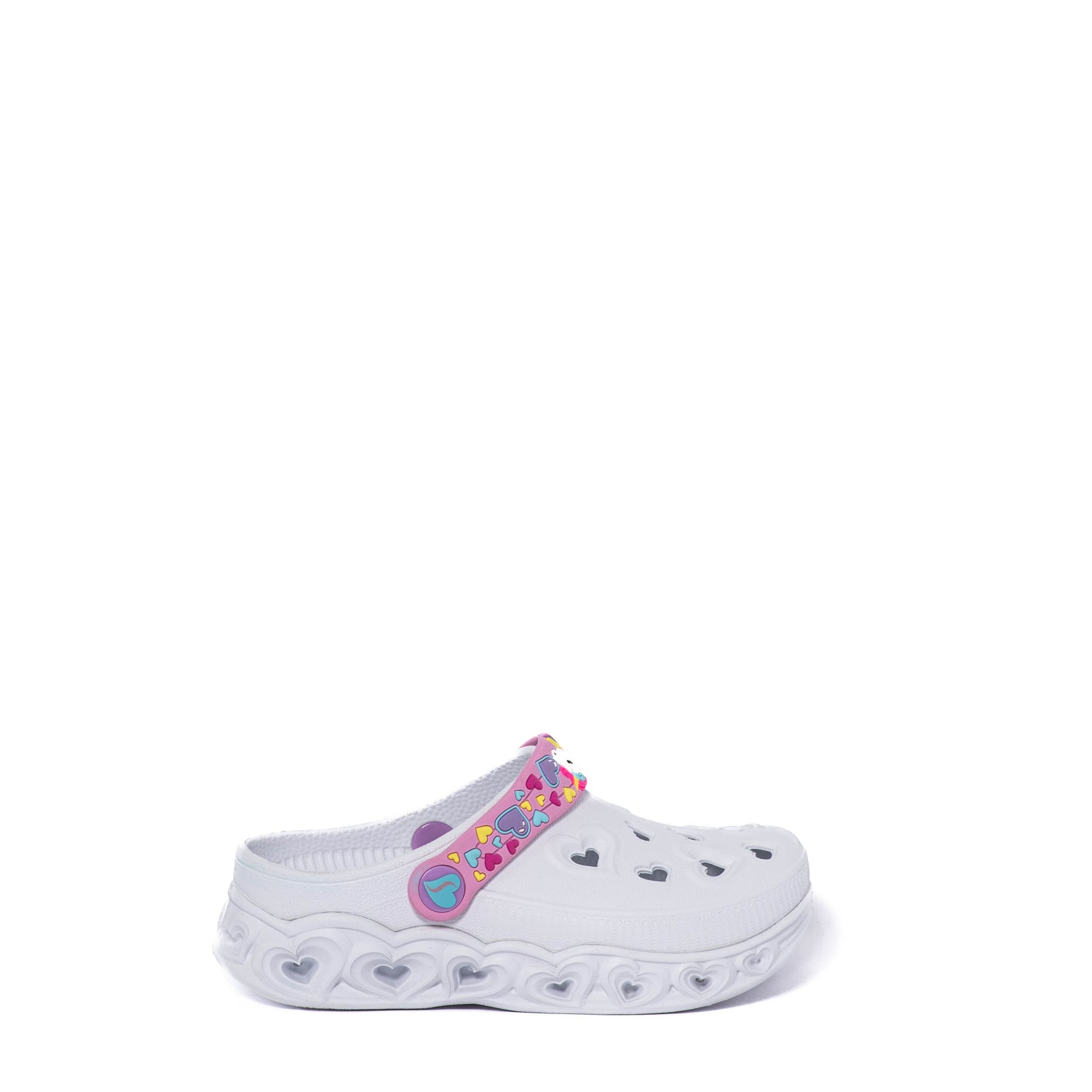 Chanclas Skechers Kids  S Loght-Light Hearted-Unicorng & Sunghine White