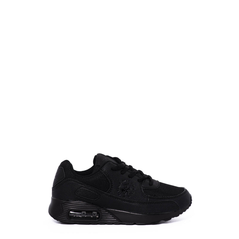 Tenis Beverly Hills Polo Club Kids Asher Black/Black Outsole