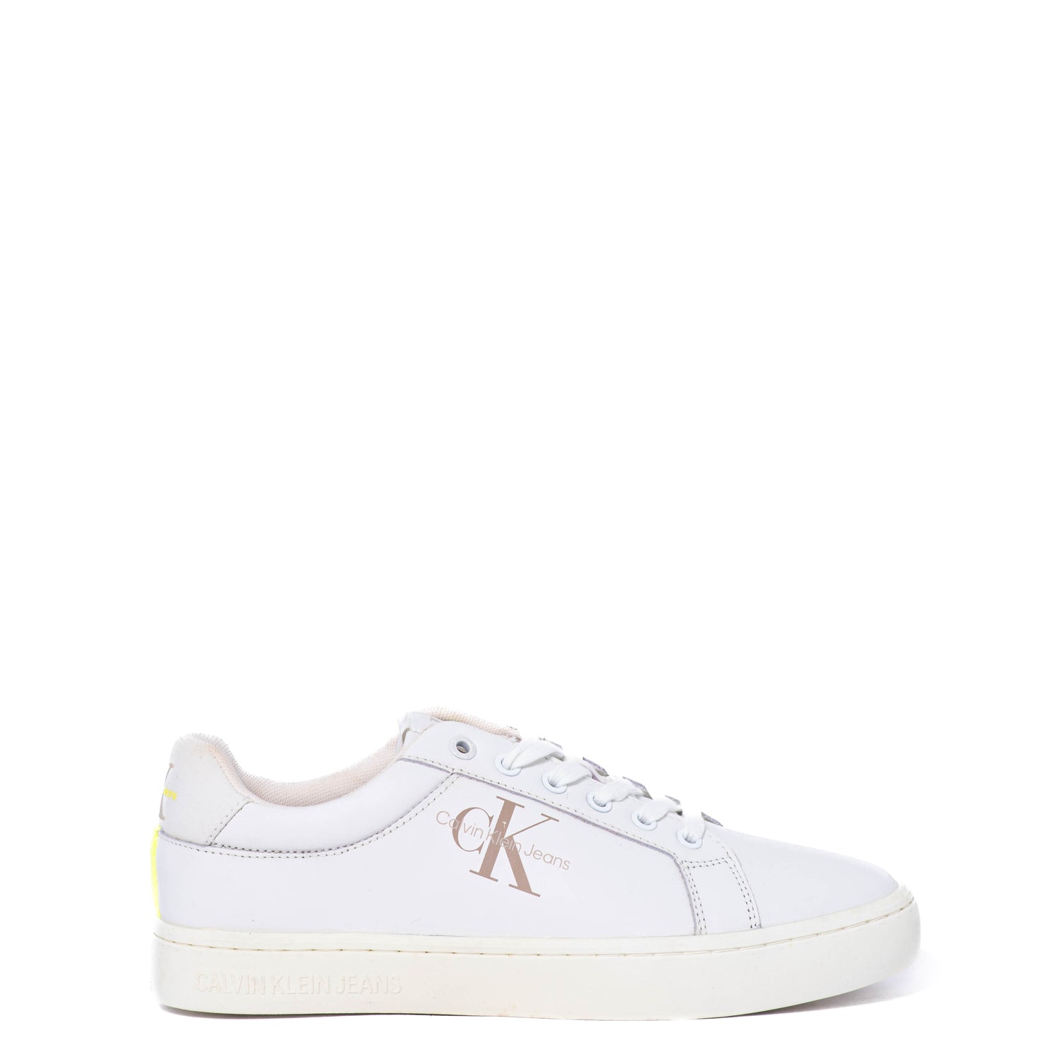 Tenis Calvin Klein Classic Cupsole Fluo Contrast White/Ancient White