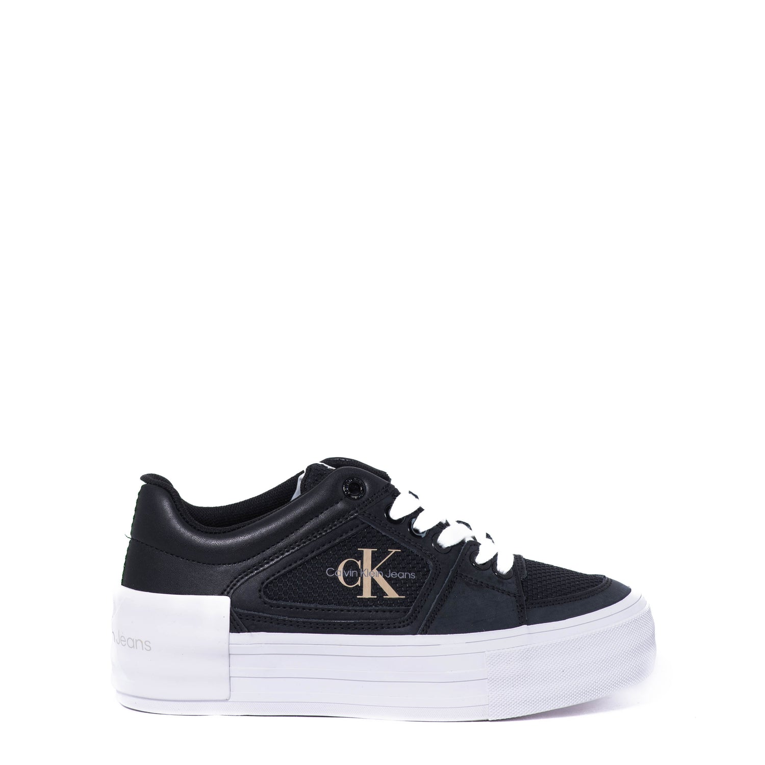 Tenis Calvin Klein Vulc Flatform Bold Fluo Contr Black/Live Mist