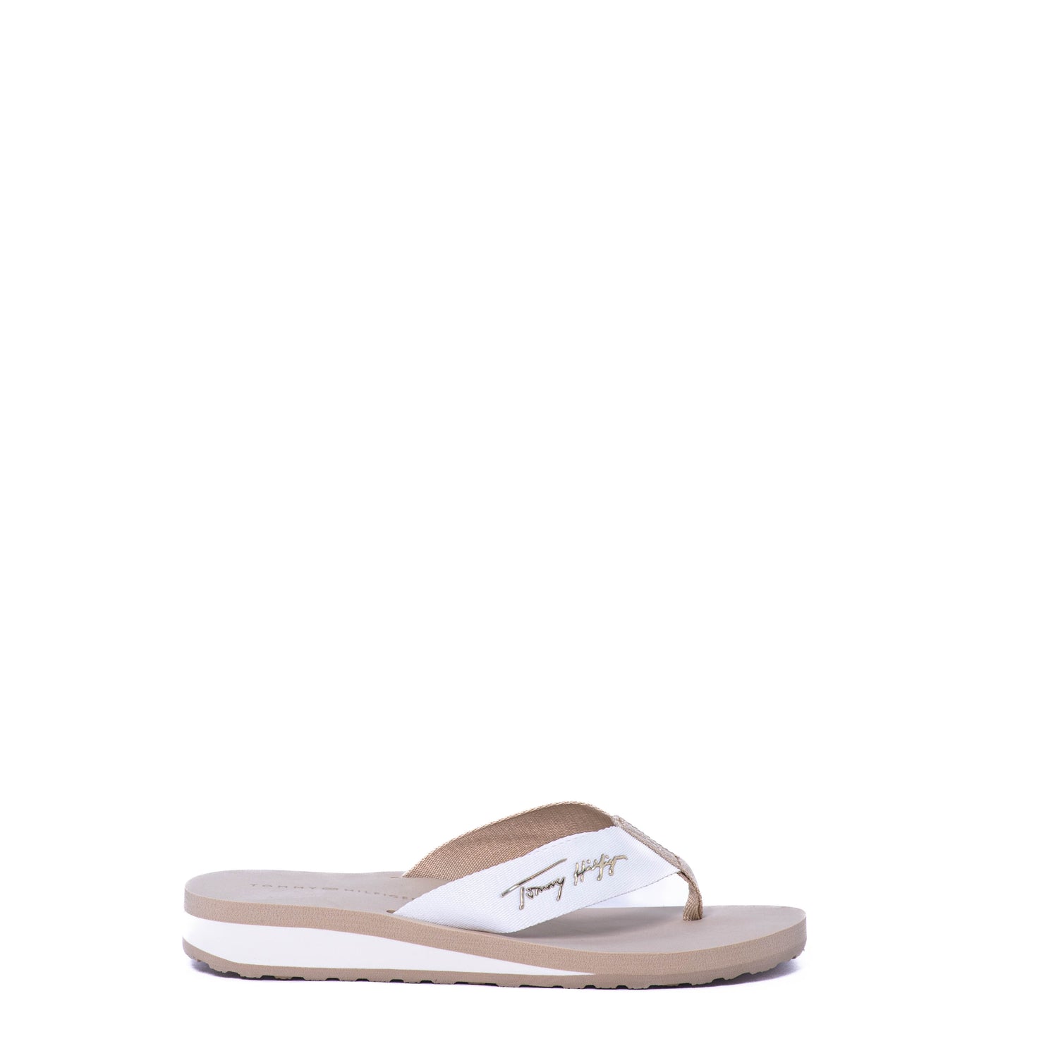 Chanclas Tommy Im Signature Detail Beach Sandal Light Sandalwood