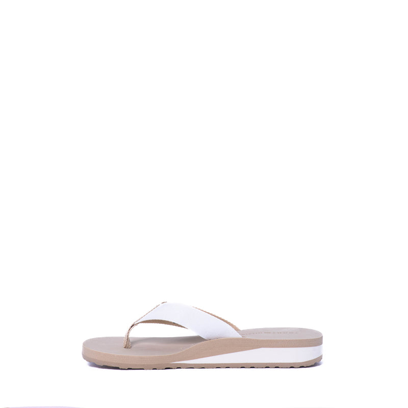 Chanclas Tommy Im Signature Detail Beach Sandal Light Sandalwood