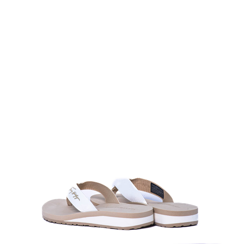 Chanclas Tommy Im Signature Detail Beach Sandal Light Sandalwood