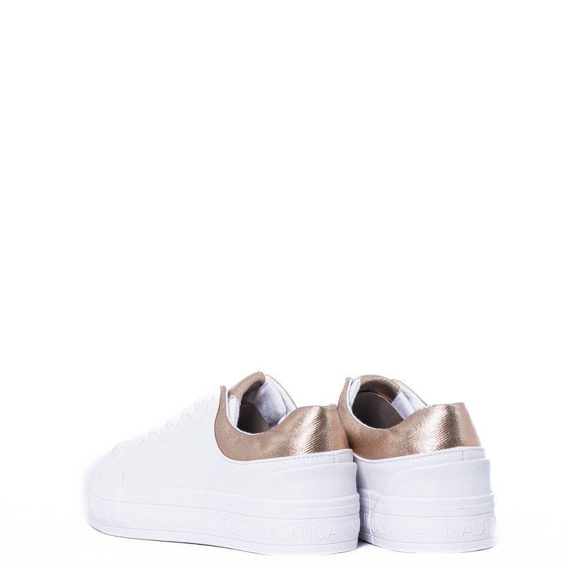 Tenis Nautica Lambie White/Rose Gold