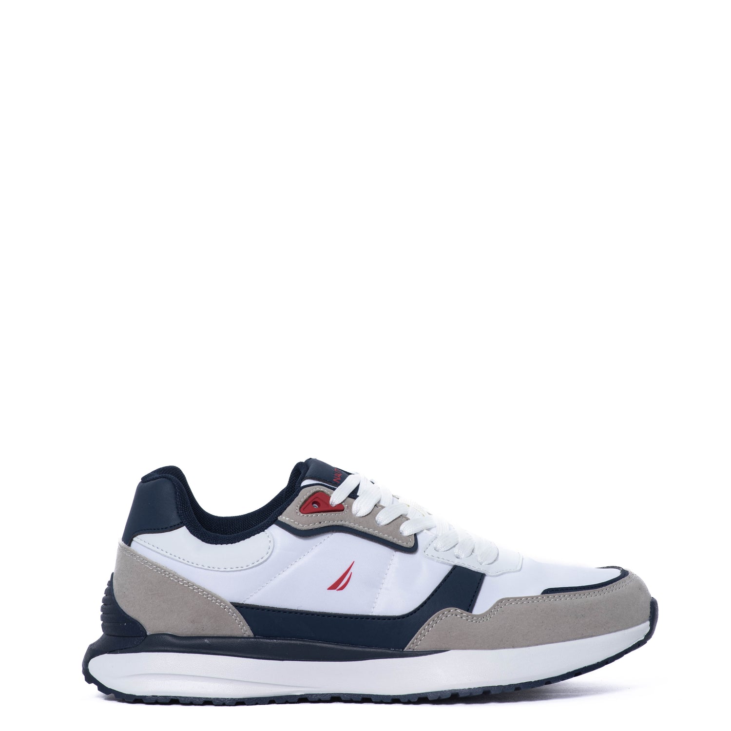 Tenis Nautica Till White/Navy