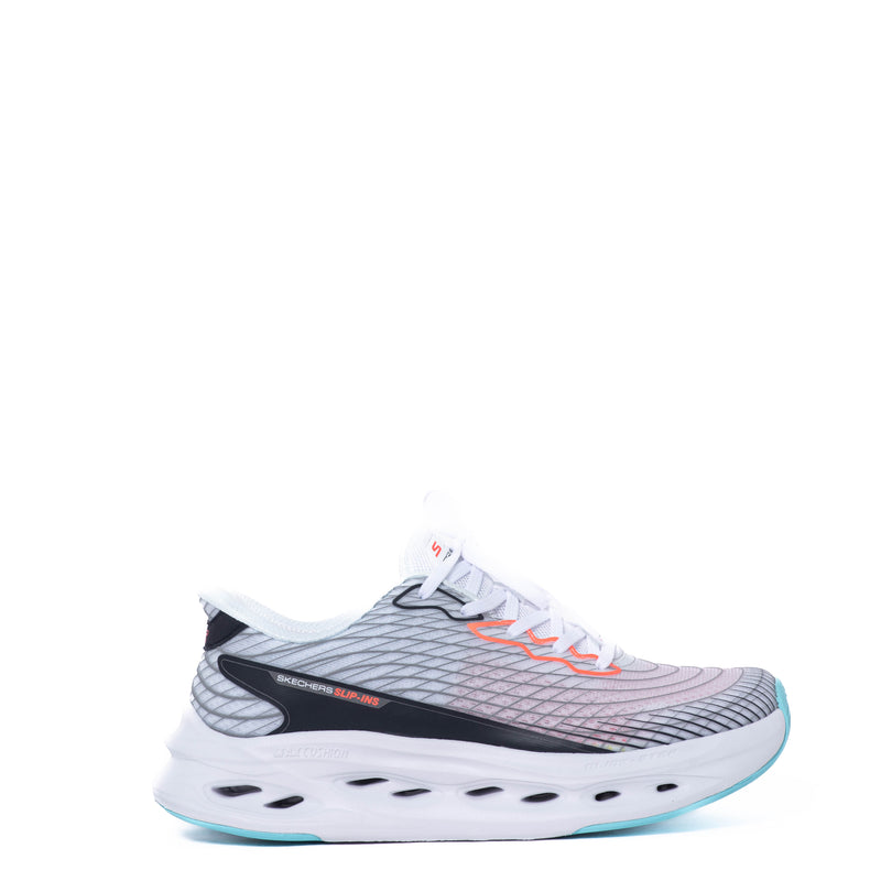 Tenis Skechers Max Cushioning Glide Step Sapphire White Multi