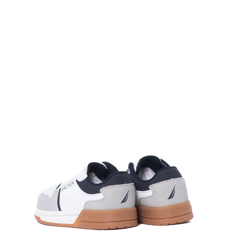 Tenis Nautica Kids Rene T/White/Gum/Multi