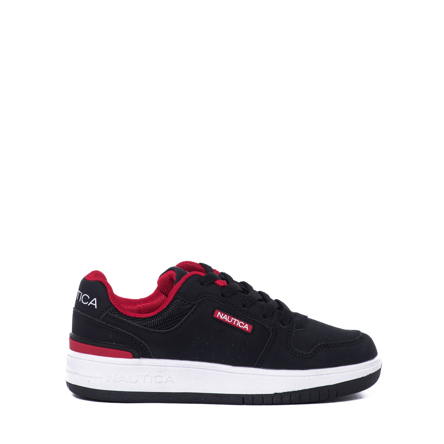 Tenis Nautica Kids Salgado 2 Y Black/Red