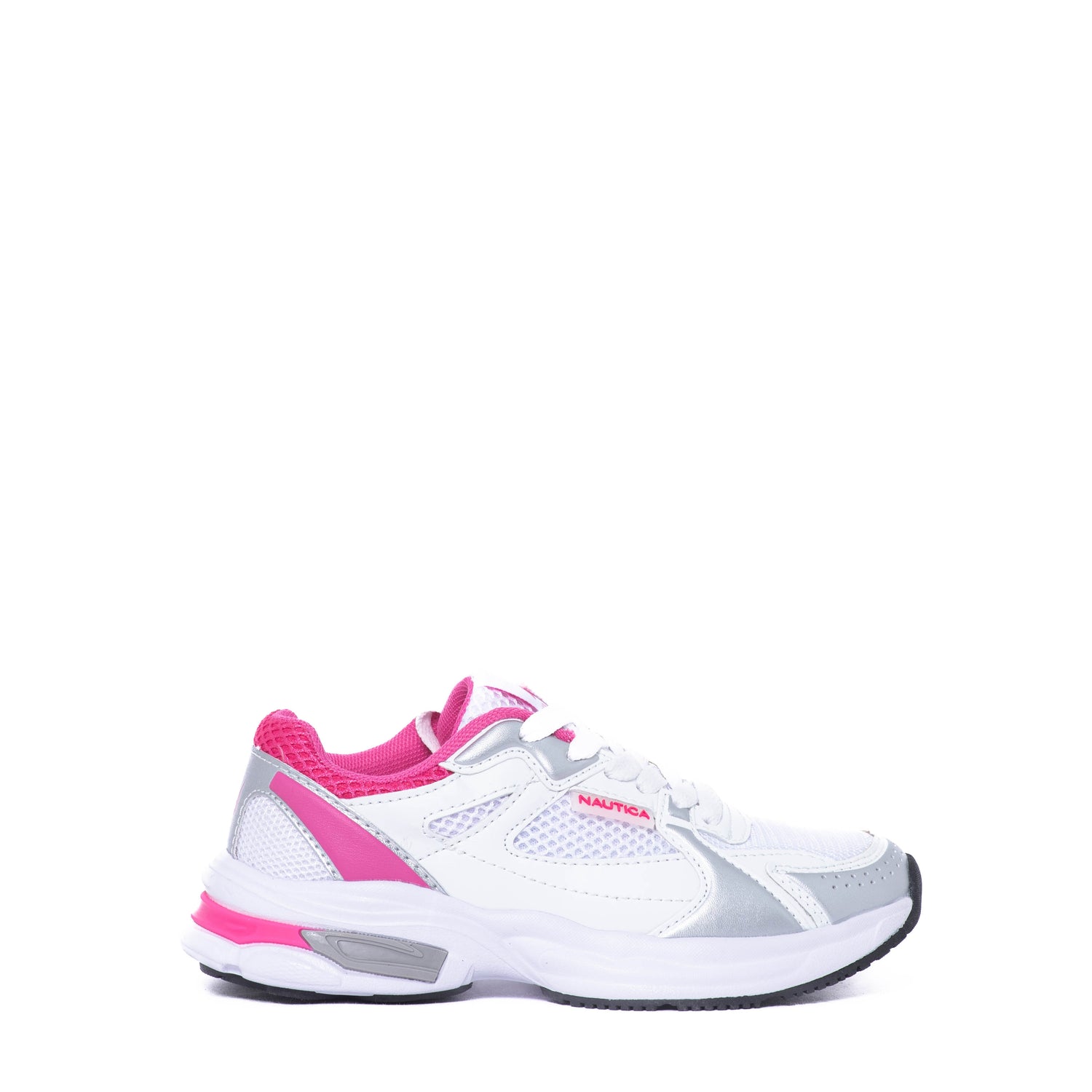 Tenis Nautica Kids Jimmi S/Wht/Silver/Pink