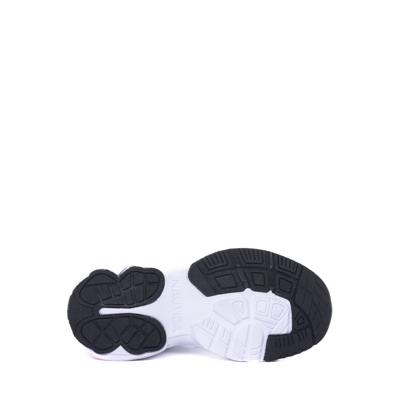 Tenis Nautica Kids Jimmi S/Wht/Silver/Pink