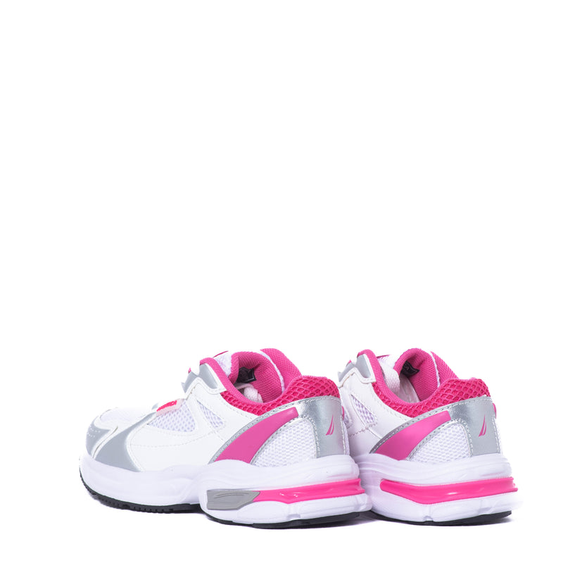 Tenis Nautica Kids Jimmi S/Wht/Silver/Pink