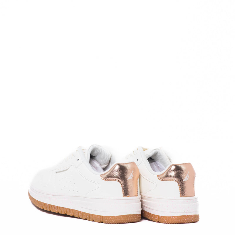 Tenis Nautica Kids Ivan S Bone/Rose Gold
