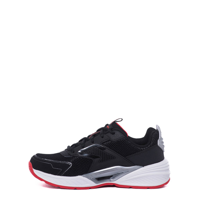 Tenis Skechers Kids Techno Drift Black/Silver/Red