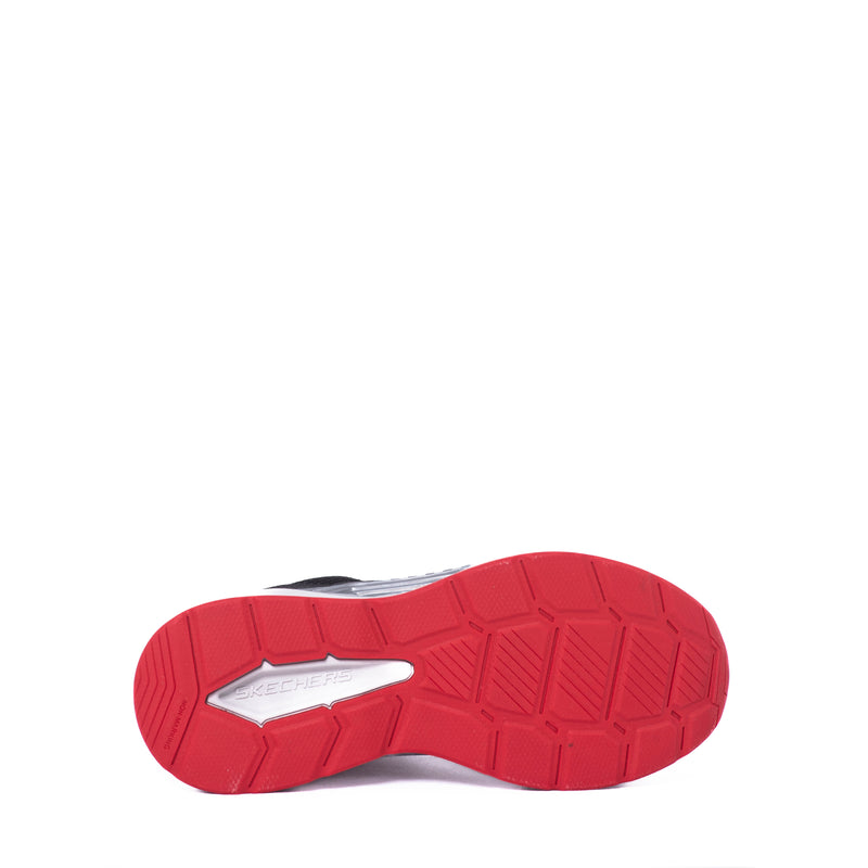 Tenis Skechers Kids Techno Drift Black/Silver/Red