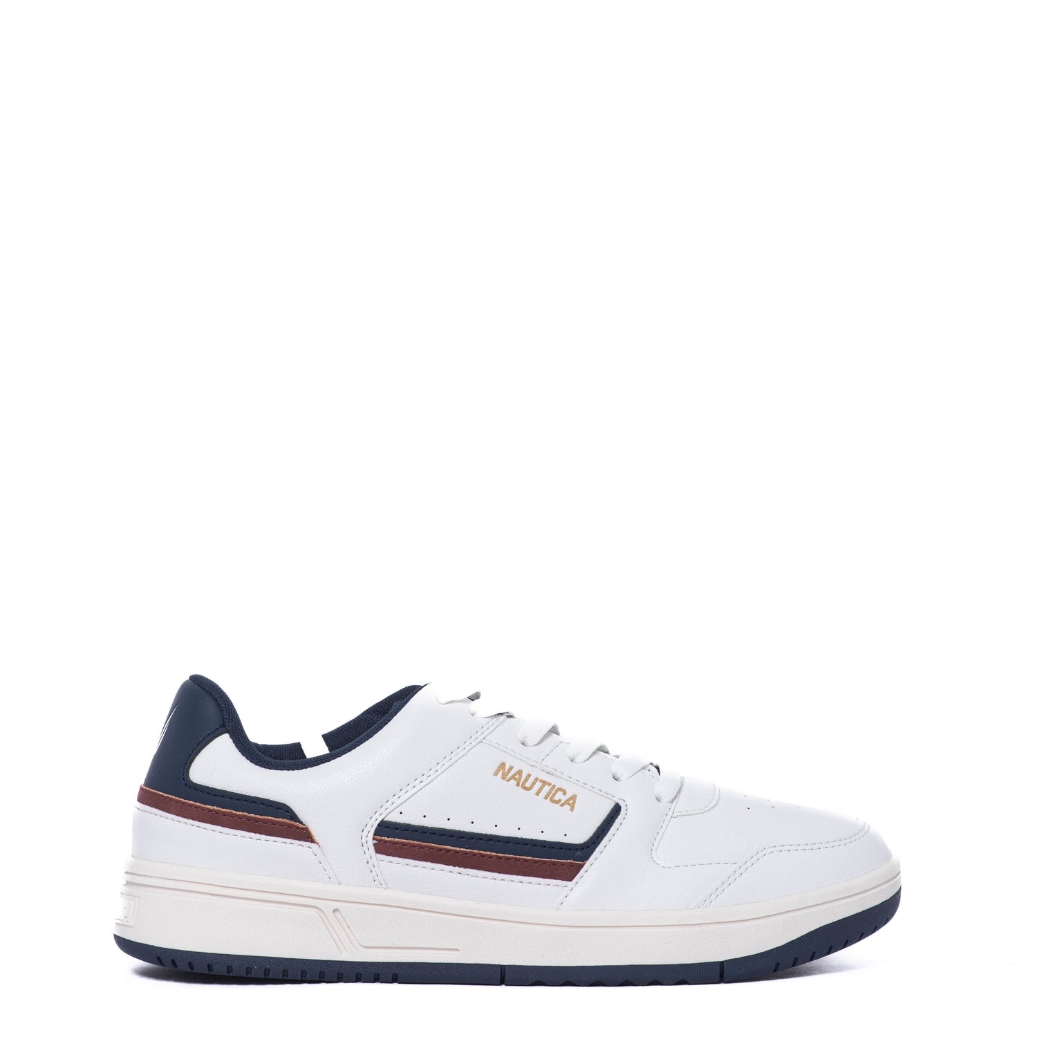 Tenis Nautica Milato White/Navy/Oxblood